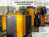 Système complet d'alimentation en air pour usine avec compresseur, sécheur et réservoir de stockage