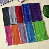 FF4576 Serviette d'été en microfibre douce et respirante Fitness Yoga Running Workout Gym Sport Ice Cooling Towel