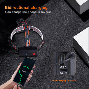 WOSEN Sensor de ondas para exteriores LED Ángulo de ajuste de los faros 90 ° Zoom telescópico Recargable Amarillo Blanco Faro - Product Image 5