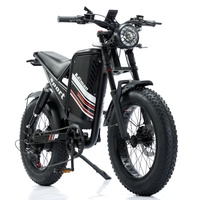 Harga pabrik 1000W 15Ah Off Road cepat listrik sepeda motor Trail ban besar sepeda listrik Super sepeda 73