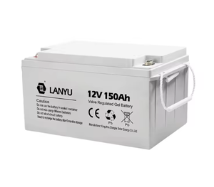 Batería de Gel de Plomo-Ácido para Sistema Híbrido Solar LANYU de 12v 150Ah - Product Image 2