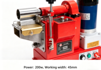 Machine d'application de colle à froid à vitesse réglable FS-45 pour usines de chaussures, collage des bords supérieurs des sacs en papier, 110V 200W 2000 tr/min 20