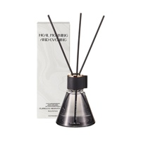 Diffuseur en verre Kvs sans flamme pour huiles essentielles, désodorisant de salle de bain, éliminateur d'odeurs, parfum longue durée, bâtonnets de diffusion