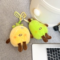 Buitenlandse Handel Echte Nieuwe Geurige Dungdung Fruit- en Groentenserie Hangertje Cartoon Ananas Aubergine Pop Mini Watermeloen Klein