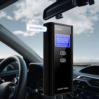 Alcootest de poche à semi-conducteurs, testeur d'alcoolémie portable, écran STN de 1,7 pouces, 50 enregistrements de tests