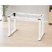 Vente directe d'usine, bureau debout électrique réglable en hauteur à double moteur en métal moderne pour la maison et le bureau
