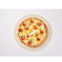 Plaque de pierre ronde en cordiérite durable de 13 pouces pour four à pizza avec boîte emballée jetable