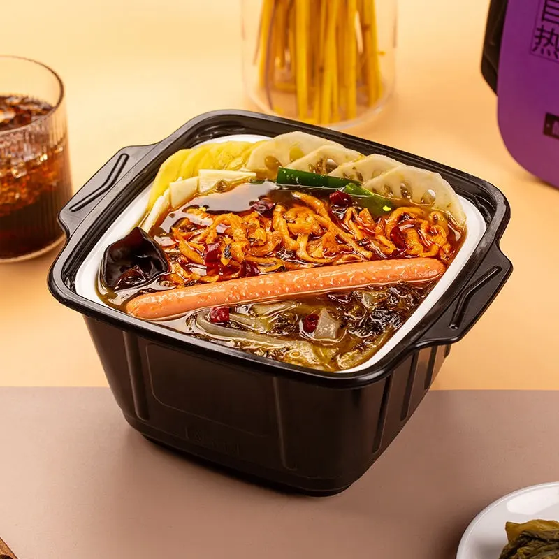 Heißer und gewürziger Rindfleisch-Selbstheizungs-Hotpot mit Licht Luxus-Serie Selbsterhitzung Hotpot Chinesisch