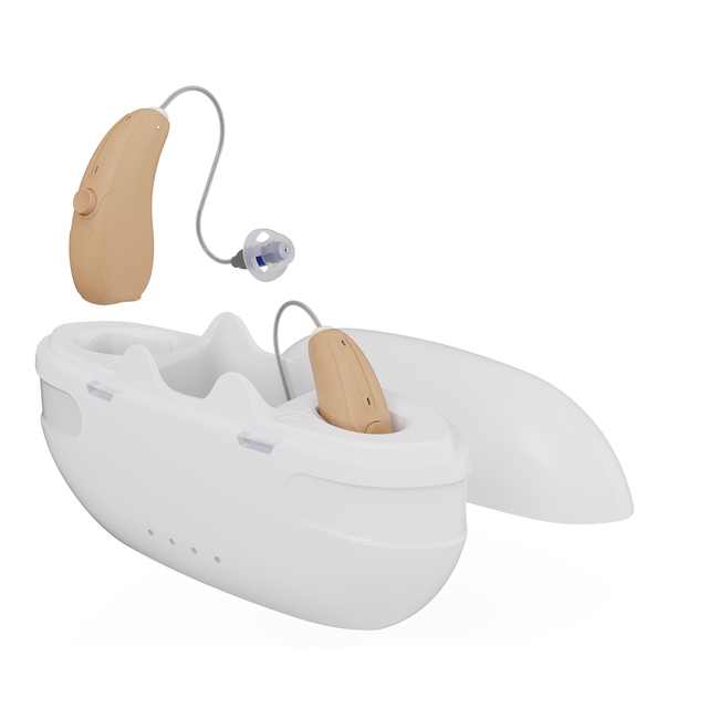 2026 New Trend OTC Hearing Aid Devices Ric Blue-tooth Rechargeable Digital Bte 16 Channel Hearing Aids