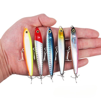 Leurre Dur GF 14g 16g 18g 24g Minnow Stickbait de Pêche Thon Saumon, Appât Dur Crayon Coulant Longcast
