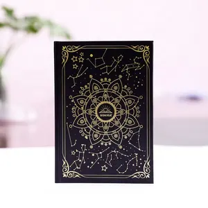 2024 Dear Diary papel de impresión personalizado Tapa dura A5 diario cuadernos de escritura Rosa planificador semanal de boda libros de notas con borde dorado