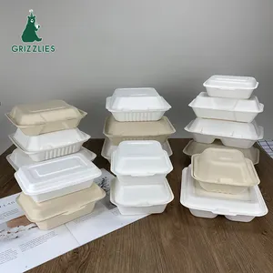 Eco Friendly Biodegradable Compostable Sugarcane Bagasse Products Plate Dish Paper Tableware Dinnerware Manufacturer