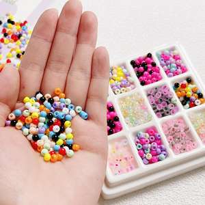 ลูกปัดแก้วเชกขนาดเท่าเครื่องแบบงานประดิษฐ์ทำมือแบบทำมืองานประดิษฐ์ทำมือทำด้วยตัวเองเครื่องประดับสร้อยคอโซ่ใส่โทรศัพท์มือถือ - Product Image 4