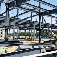 Edificio Prefabricado con Estructura de Acero Ligero Galvanizado, Instalación Rápida, Instalación Comercial e Industrial