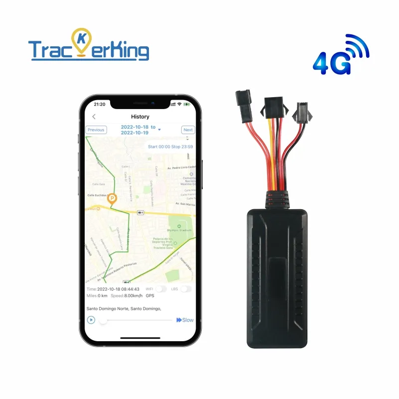 Rastreador GPS de rastreamento em tempo real DK17 Localizador de Posicionamento à prova d'água para Rastreamento de veículos no aplicativo Android e Ios