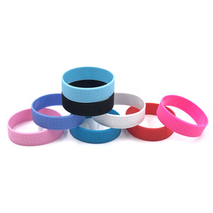 Pulseras de Silicona Personalizadas con Logotipo Grabado de 1 Pulgada, Sin Pedido Mínimo, Pulsera Elástica de Goma - Product Image 5