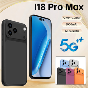 I18 Pro Max 3PCS Screen Prot. Bundle Smartphone 7.3" 120Hz OLED HD Android 16 16GB 1TB 108MP 8800mAh MTK Dimensity 5G Dual SIM - Product Image 5