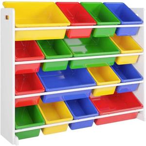Étagère moderne en bois, organisateur <span class=keywords><strong>de</strong></span> jouets, armoire <span class=keywords><strong>de</strong></span> rangement pour enfants pour l'école, le salon, la chambre ou la maternelle, à usage domestique - Product Image 1