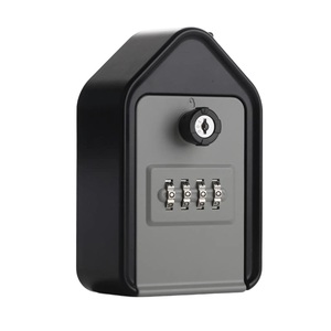 Boîte <span class=keywords><strong>à</strong></span> clés secrète murale G25 en alliage d'aluminium résistant aux intempéries avec serrure <span class=keywords><strong>à</strong></span> <span class=keywords><strong>code</strong></span> <span class=keywords><strong>à</strong></span> 4 chiffres, organiseur de clés extérieur - Product Image 5