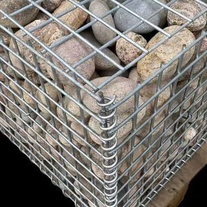 Mạ kẽm bọc PVC trang trí hàng rào lục giác gabion thép hộp crimped kỹ thuật Cắt Uốn đấm dịch vụ dây lưới - Product Image 5