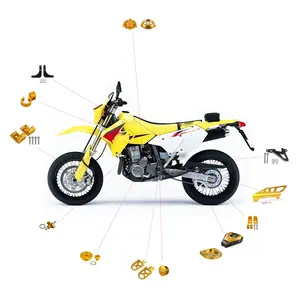 NiceCNC motocicleta Billet MONTAJE DE ESCAPE reposapiés palanca de aceite cubierta de cadena piezas de motor para Suzuki DRZ400 DRZ400S DRZ400E DRZ400SM