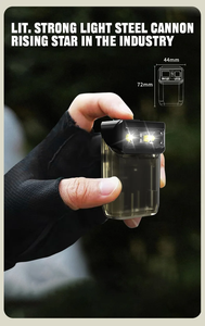 Cross-border new product multifunctional mini keychain <b>light</b> digital display work <b>light</b> with magnet pen clip rotatable - Product Image 4