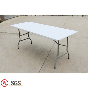 Blanco portátil al aire libre ligero mesa plegable de jardín al aire libre mesa <span class=keywords><strong>para</strong></span> boda partes promoción - Product Image 5