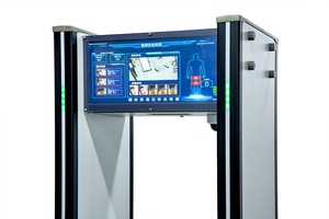 29 inch hiển thị lớn tiên tiến thông minh đi bộ qua Máy dò kim loại cổng nhà máy ai phát hiện an ninh thông minh với máy ảnh - Product Image 3