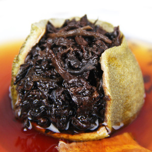 Té Pu'er Verde Mandarina Pequeño, Té Pu'er Maduro con Sabor a Mandarina, Grado Palacio, Té Pu'er Suelto, Té Xinhui Chenpi Xiaoqinggan 100g - Product Image 4