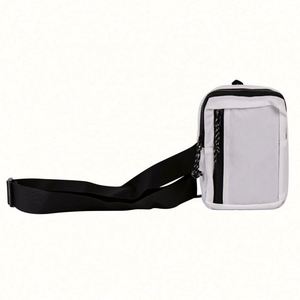Bolso cruzado deportivo unisex de nailon, riñonera para correr, bolso de pecho con correas ajustables - Product Image 1