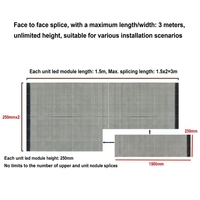 Écran LED transparent holographique numérique Wifi P3.91 avec adhésif pour verre, panneau d'affichage publicitaire LED sur fenêtre en verre