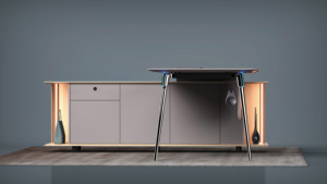 Bureau moderne commercial Bureau <span class=keywords><strong>de</strong></span> secrétaire <span class=keywords><strong>de</strong></span> luxe bon marché Table exécutive Table d'ordinateur en forme <span class=keywords><strong>de</strong></span> L - Product Image 5