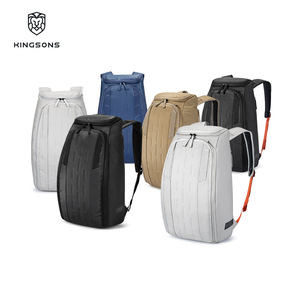 Kingsons Tactical <b>Backpack</b> 20-35L Large Capacity Unisex Everyday Use White Blue Black <b>Khaki</b> Solid Color Shoulder Strap - Product Image 2