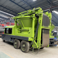 Broyeur de racines d'arbres de type disque industriel, broyeur de palettes en bois, broyeur de souches, roulement à haute efficacité 6-8t/h