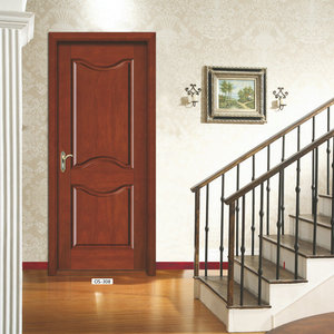 SUNZION Nouvelle conception de porte intérieure en verre composite en bois massif pour bureau, villa, hôtel, maison, chambre à coucher, salle de bain - Product Image 4