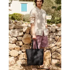 Borsa tote maxi in cotone riciclato, merchandising sostenibile - Product Image 3