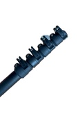 Pôles télescopiques en carbone de 4 m 6 m avec accessoires / Pôle télescopique en fibre de carbone multifonctionnel personnalisé de 12 m 18 m pour la chasse aux pigeons
