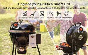Bluetooth termómetro de carne Bluetooth inalámbrico de Cocina de Comida termómetro con función de alarma para cocinar barbacoa y parrilla - Product Image 2