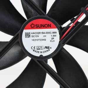 Ventilador de Refrigeración Axial Eléctrico SUNON HAC0251S4-000C-999 120x120x25mm 12VDC 155mA 1.9W 1600RPM 55CFM con Rodamiento de Manguito para Gabinete e Inversor - Product Image 6