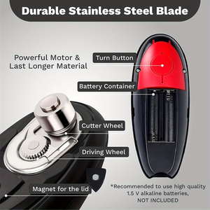 Sản phẩm bán chạy nhất 2024 xách tay Bền Một cảm ứng pin hoạt động điện có thể mở phù hợp với hầu hết các lon - Product Image 5