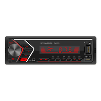 Estéreo de coche de un solo Din con Bluetooth dual Radio FM Receptor de audio para coche Puerto USB dual Llamadas manos libres Reproductor de MP3