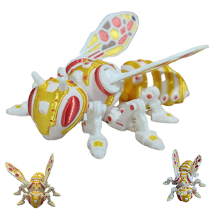 Service d'impression 3D de figurines animales imprimées en 3D par prototypage rapide SLS pour le modèle d'abeille de simulation et les pièces de jouets fantaisie - Product Image 1