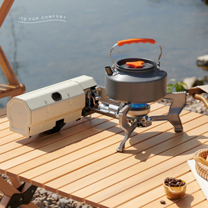 Estufa de Gas Portátil Plegable, Resistente al Viento, de Alta Potencia, para Acampar al Aire Libre y Cocinar en Casa - Product Image 2