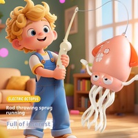 Poulpe Dansant Électrique Interactif en Plastique pour Bébé, Jouet Calamar Amusant pour Garçons et Filles, Cadeau Enfant