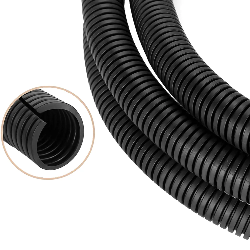 Conducto partido flexible del tubo acanalado de nylon de la protección del alambre del precio de fábrica de EKO