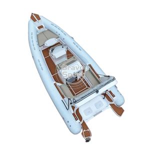 CE Hedia Patrol DL760 Aqua <span class=keywords><strong>Marina</strong></span> bote inflable motor eléctrico casco rígido bote inflable para la venta - Product Image 6