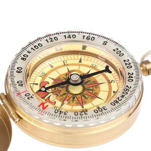 Reloj de Bolsillo con Brújula G50 de Cobre Puro, Esfera Luminosa, Aguja del Norte, para Campismo, Supervivencia y Navegación al Aire Libre A0008 - Product Image 4