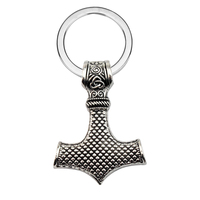 Thor hammer Mjolnir Viking amulette marteau scandinave nordique bijoux porte-clés