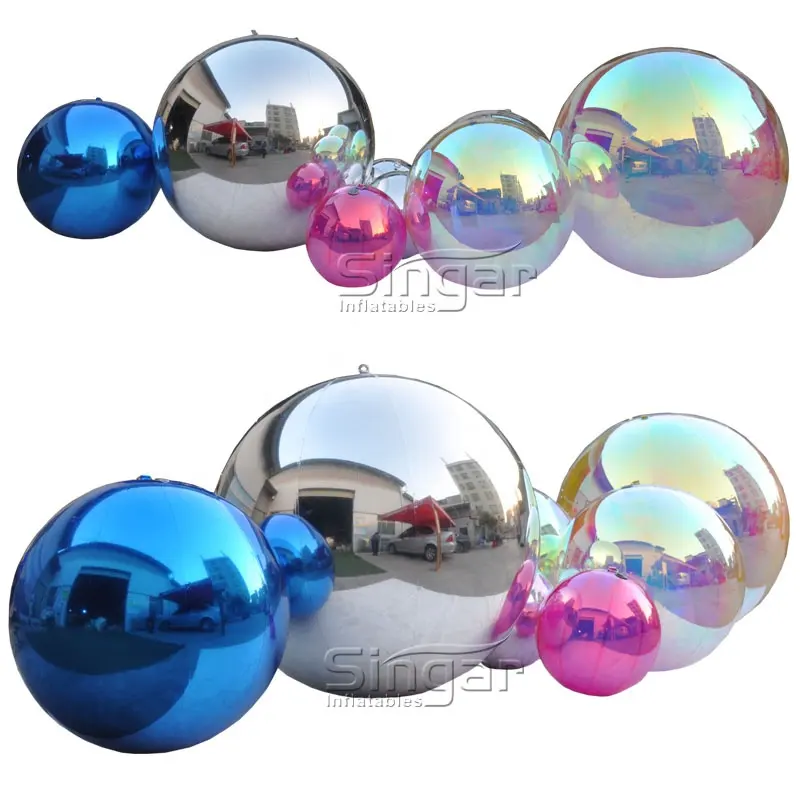 Christmas decorations outdoor inflatable giant inflatable mirror ball iridescent Decoration Christmas yard ornaments