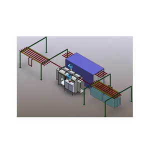 High Efficiency Manual Powder Coating Line for Metal Finishing Powder Coating Equipment